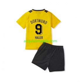 Divisa di Calcio Borussia Dortmund Sebastien Haller 9 Bambino Prima 2022/2023